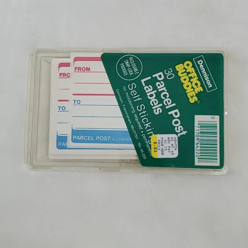 Vintage Bundle 4 differents Post Labels